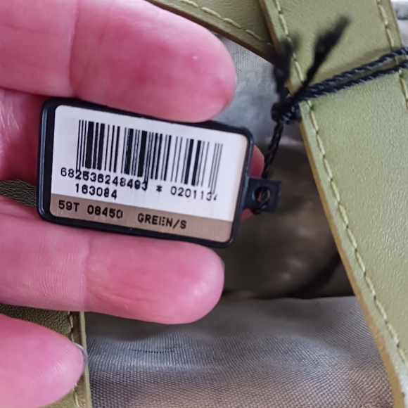 Bijoux Turner Ratan Handbag Beachbag Woven NWT Vacation Beach Summer Green - Picture 5 of 8